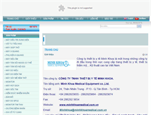 Tablet Screenshot of minhkhoamedical.com.vn